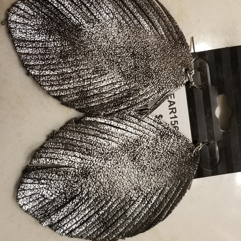 Faux Leather Earrings